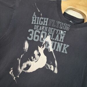 Vintage‎ Y2K Nike Air Jordan T-Shirt Men's XXL Michael Jordan 360 Dunk Graphic T